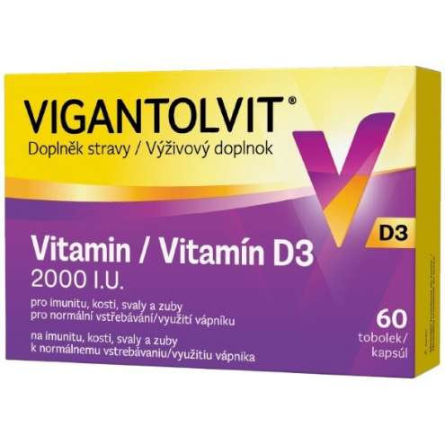 Vigantolvit D3 2000 I.U., 60 tobolek